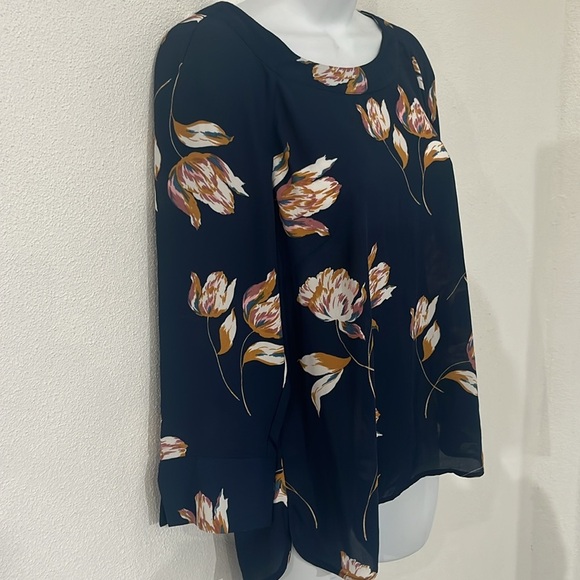 Daniell Rainn Jennie Zipper Detail Blouse Stitchfix NWT size S - Picture 2 of 4